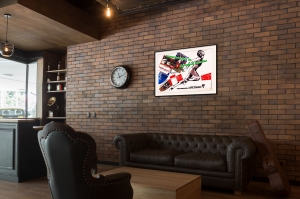 Оригинальный плакат СССР подписывайтесь на спортивные журналы Физкультура и спорт