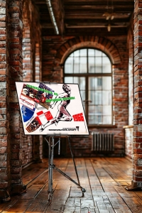 Оригинальный плакат СССР подписывайтесь на спортивные журналы Физкультура и спорт