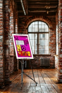 Оригинальный плакат СССР электробезопасность на стройплощадке