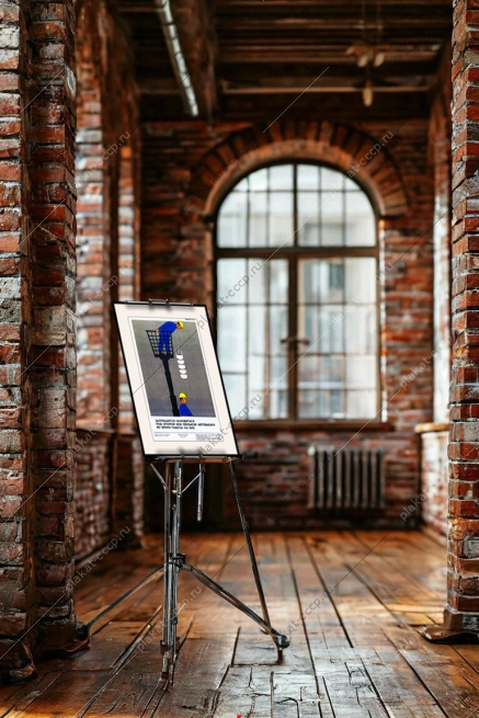 Оригинальный плакат СССР запрещается находиться под опорой или люлькой автовышки во время работы на них