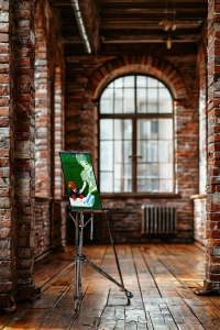 Оригинальный плакат СССР озеленение территории строящегося объекта городское планирование благоустройство территории