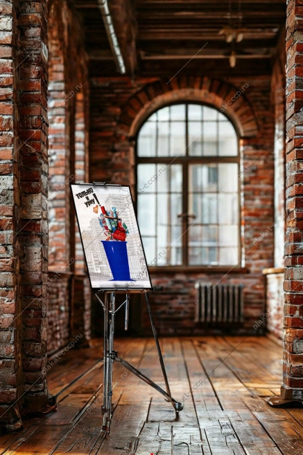 Оригинальный плакат СССР только в урну экология чистота в городе уборка улиц