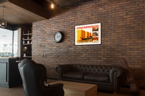 Оригинальный плакат СССР склад лесоматериалов правила хранения