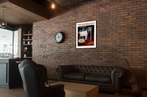 Оригинальный плакат СССР соблюдайте правила пожарной безопасности при сушке лесоматериалов