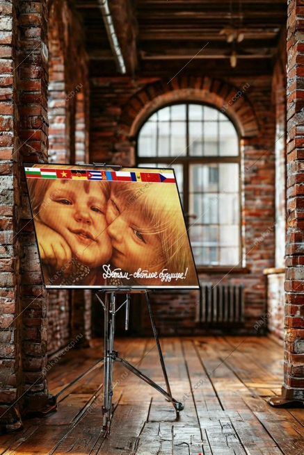 Оригинальный плакат СССР дети детям светлое будущее