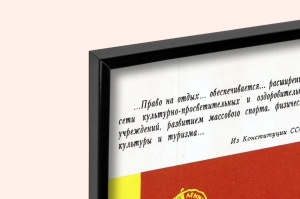 Оригинальный плакат СССР парад физкультурников ДСО Труд
