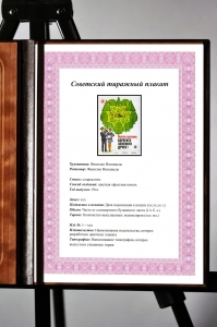 Оригинальный плакат СССР лесник лесничество лесная промышленность берегите зеленого друга