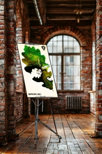 Оригинальный плакат СССР берегите лес охрана окружающей среды природа экология