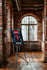 Оригинальный советский плакат новый год космос