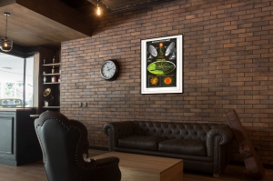 Оригинальный плакат СССР Радиоастрономия космос