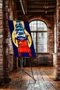 Оригинальный советский плакат ремонту круглогодовой график Камаз тяжелая автотехника грузовики грузовая техника