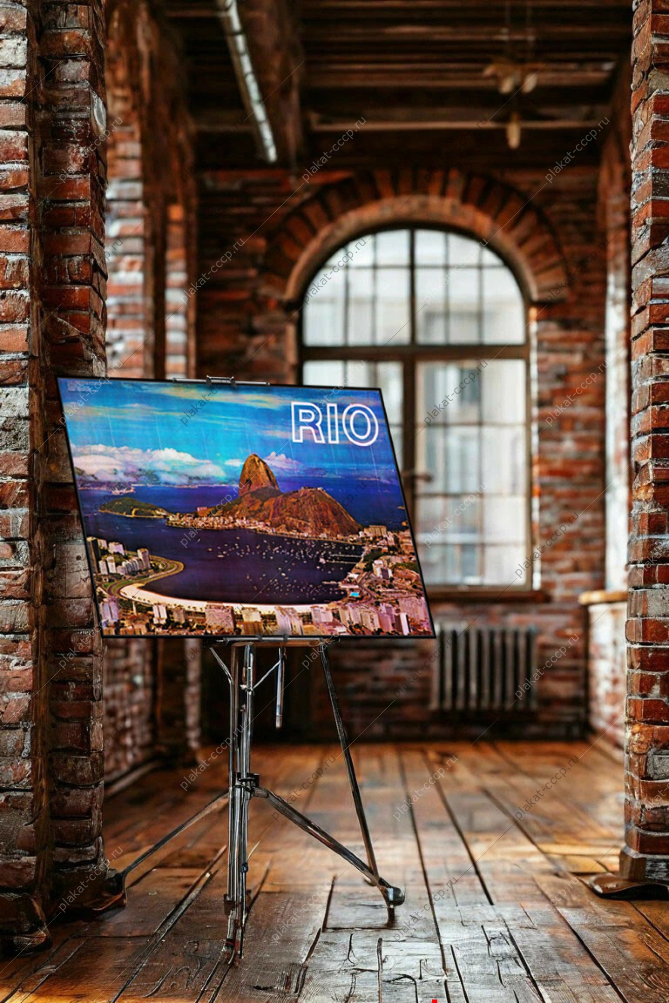 Оригинальный плакат туризм Рио де Жанейро