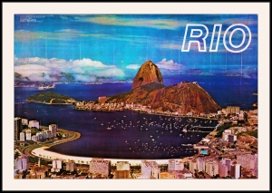 Оригинальный плакат туризм Рио де Жанейро