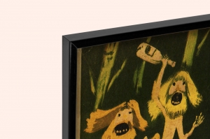 Оригинальный плакат СССР хиппи турист защита природы туризм