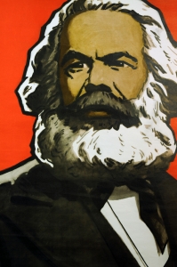 Оригинальный политический советский плакат СССР Маркс большой формат художник В Иванов 1967