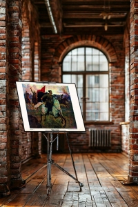 Оригинальный советский плакат Чапаев в бою