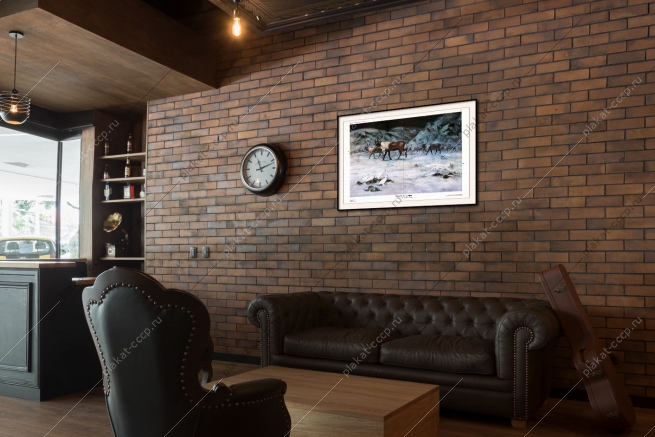 Оригинальный плакат СССР животные тундры Сибирь освоение Севера