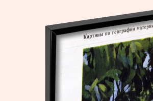 Оригинальный плакат СССР чайные плантации на Цейлоне