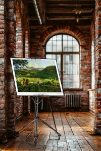 Оригинальный плакат СССР чайные плантации на Цейлоне