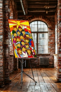 Оригинальный плакат СССР Украина республики