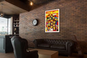 Оригинальный плакат СССР Украина республики