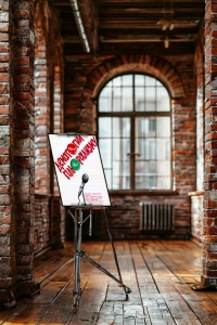 Оригинальный плакат СССР плюрализм мнений гласность депутат дискуссия