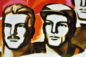 Плакат СССР выборы блок коммунистов и беспартийных художник Н Чарухин 1974