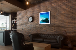 Оригинальный советский плакат СССР аэрофлот