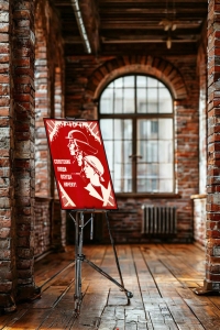 Оригинальный плакат СССР советские люди