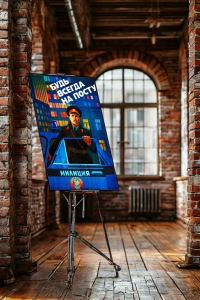 Оригинальный плакат СССР советская Милиция будь всегда на посту