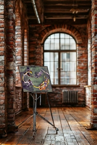 Оригинальный плакат СССР в джунглях капитала монополия синдикат холодная война финансы