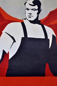 Оригинальный плакат СССР идейное оружие пролетариата Марксизм Ленинизм