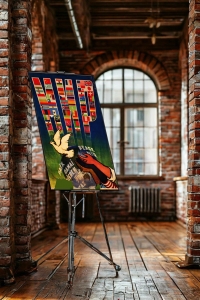 Оригинальный советский плакат Мир