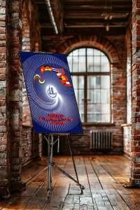 Оригинальный плакат СССР прогресс во имя мира и счастья народов