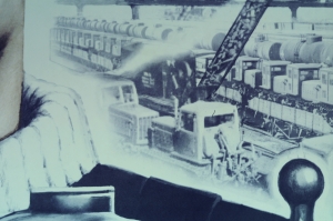 Оригинальный советский плакат СССР, художник В. Корецкий, На решения XXIV cъезда КПСС, ответим ударным трудом 1971 год