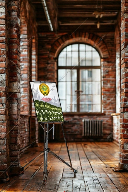 Оригинальный советский плакат несокрушим моральный дух советского воина