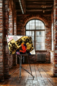 Оригинальный советский плакат СССР рабочий класс