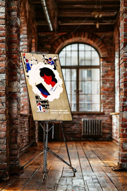 Оригинальный плакат СССР сегодня ученица завтра мастерица профориентация химия строительство промышленное производство наука