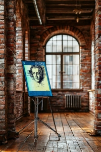Оригинальный плакат СССР Дидро книги образование чтение