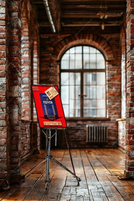 Оригинальный плакат СССР почта доставка писем