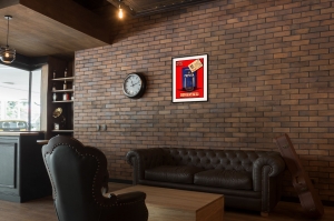 Оригинальный плакат СССР почта доставка писем