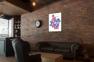 Оригинальный советский плакат Мир фестиваль молодежи и студентов 1985