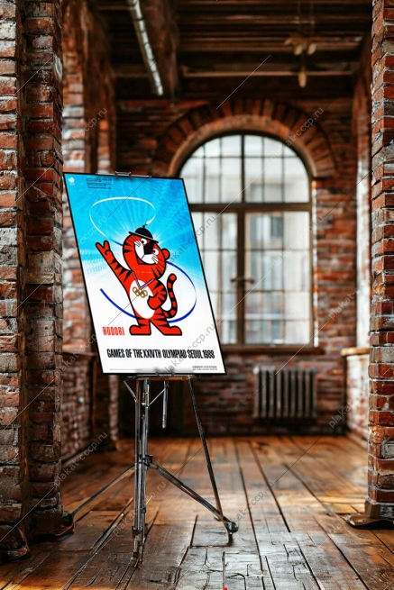 Оригинальный плакат Олимпийские игры летняя олимпиада в Сеуле Южная Корея 1988 год