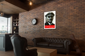 Оригинальный плакат СССР Ленин и теперь и живее всех живых