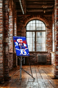 Оригинальный советский плакат С новым годом новогодний плакат СССР