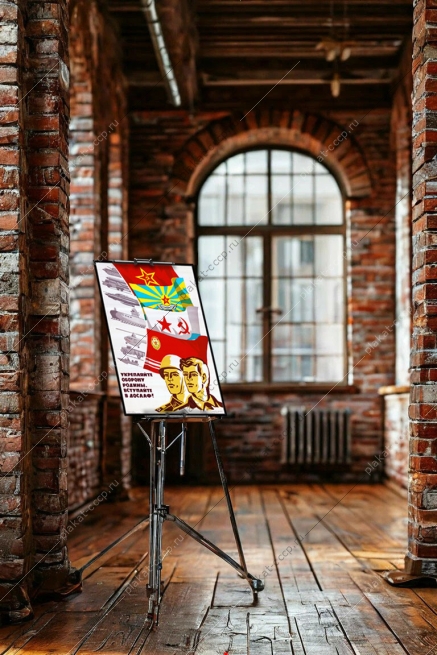 Оригинальный советский плакат СССР укрепляйте оборону