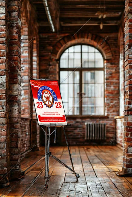 Оригинальный советский плакат СССР всесоюзный месячник ДОСААФ