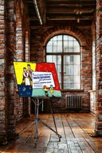 Оригинальный плакат СССР школьная одежда универмаг реклама росторгодежда торгреклама министерство торговли СССР