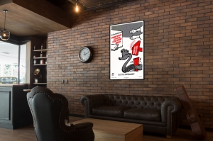 Оригинальный советский плакат гуманитарная помощь советскому союзу хищения спекуляции