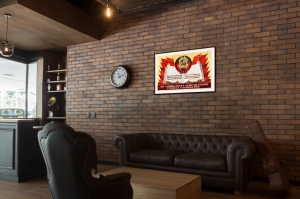 Оригинальный плакат СССР да здравствует Конституция страны социализма основной закон СССР